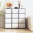 thumbnail image 5 of Metal Lockers for Employees,Office Storage Locker with 4 Door,Tall Locker Cabinet for Employees,School, Office, Home, Gym,Bedroom, 5 of 9