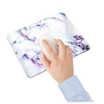 thumbnail image 2 of Marble Round Square Waterproof Non Slip Rubber Base Mousepads Washable Lycra Cloth for Office Laptop, 2 of 2