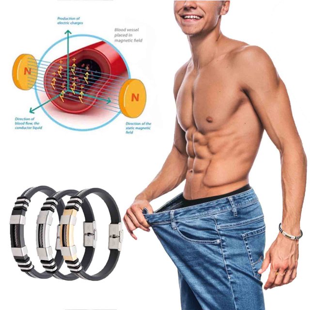 Ganfancp Pulsera Negativa, Pulsera de Acero de Titanio para Hombres,La Pulsera Emite Canales de Energía Negativa Del Cuerpo a La Circulación. Ofertas y Liquidaciones 1X Pulsera