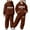 Coffee, variant on Fall Winter Toddler Outfits Girls Sweatsuit Set Tracksuit Teens Athletic Sweatshirt and Jogger Sweatpants Matching Set Athletic Girls Fall Winter Clothing Comfort Hearts Back To School