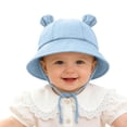 thumbnail image 5 of Kids Sun Hat for Boys Girls Wide Brim Bucket Hat UPF 50+ Sun Protection Hat Breathable Summer Beach Hat 6-12 Months 12-24 Months 2t 3t 4t 5t 6t 7t 8t 9t Children 3-12 Months, 5 of 7