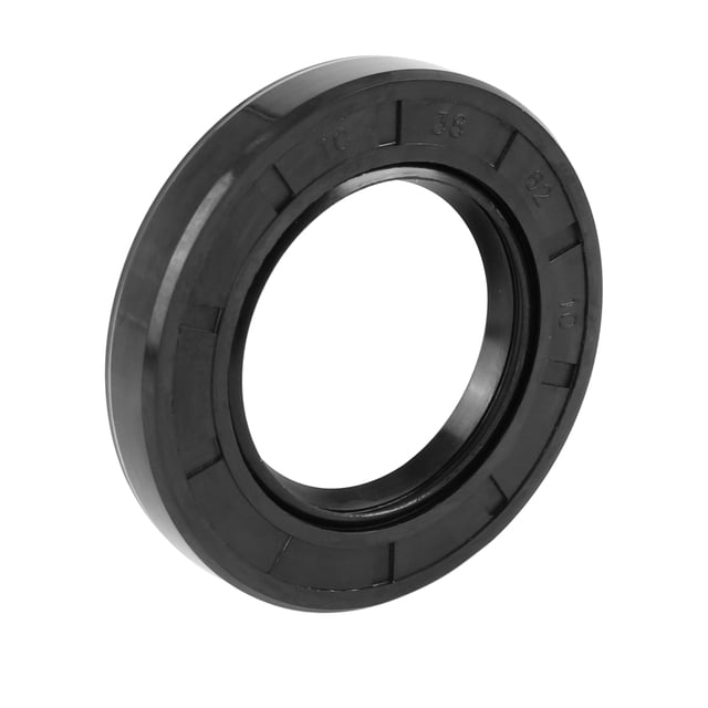 Sello de eje de aceite TC de doble labio de goma negra de 38 mm x 62 mm x 10 mm para vehículo de automóvil