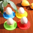 thumbnail image 5 of Egg Holder Set, 4 Pcs Silicone Egg Cups Set Egg Cups Stand for Ki, 5 of 5