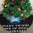 thumbnail image 3 of Falda para árbol de Navidad con puntadas, suave y divertida, decoración navideña de granja con cuello para árbol de Navidad de 48", 3 of 4