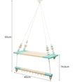 thumbnail image 2 of Estantes De Cuerda Estantes Colgantes De Pared Estantes Colgantes De Cuerda - Estante Colgante De Pared Para Plantas - Decoración De Estantes De Baño Advancent HA023097-00, 2 of 7