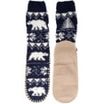 thumbnail image 5 of BambooMN Women's Knit Gripper Slipper Socks - Polar Bear - 1 Pair, 5 of 6