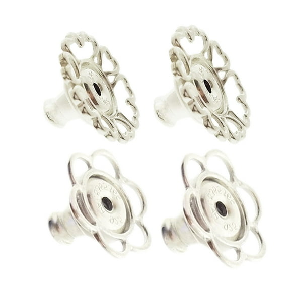 World's most secure Patented Replacement Earring Back in .925 Silver