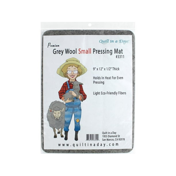Quilt In A Day Pressing Mat Sm Wool Gray