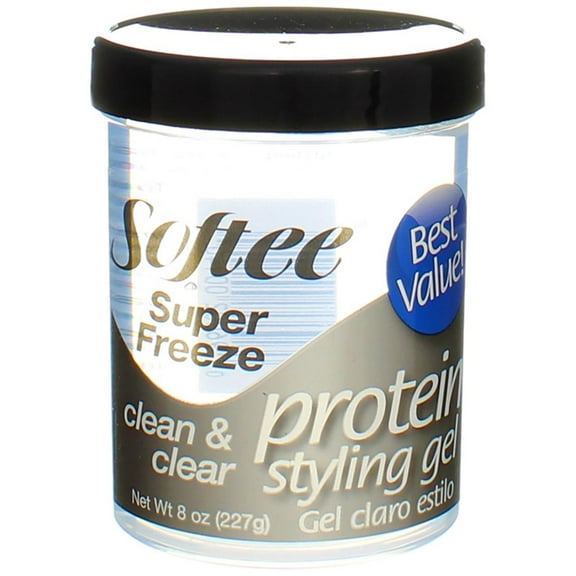 3 Pack - Softee Super Freeze Protein Styling Gel 8 oz