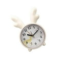 thumbnail image 1 of Nordic Style Cute Rabbit Deer Shaped Alarm Cute Alarm Clock Animal Clock for Bedroom Yellow Deer, 1 of 9