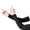 Black, variant on Unisex Solid Color Ice Sleeves UPF 50+ Sun Arm Sleeves, Cooling UV Protection Long Arm Covers, Lightweight Breathable High Elastic Anti Slip Sleeves for Driving Cycling Fishing Running Hiking Grey