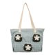 thumbnail image 2 of Bolsa de hombro para mujer Bolsa de lona a cuadros Bolsa de compras de viaje (Azul) Ndcxsfigh Para Estrenar, 2 of 8