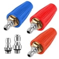 thumbnail image 4 of High Pressure Washer Nozzle Pressure Washer Tip 360-degree Rotating Spray, 4 of 6