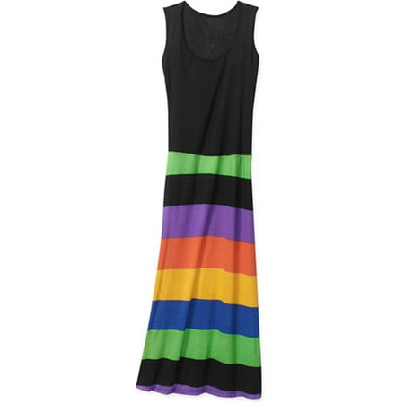 Women's Sleeveless Candy Stripe Dress