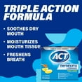 ACT Dry Mouth Lozenges with Xylitol, Sugar Free HoneyLemon, 18