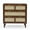 Brown, variant on Glavbiku Modern Rattan Dresser with 3 Drawers,Storage Cabinet for Bedroom,Natural,Adult