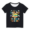 thumbnail image 3 of Avrntaa Ita Good Day to Read Shirt for 3-14 Years Kids - Toddler Baby Boy Girl Round Neck Short Sleeve Tees, 3 of 4