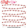 thumbnail image 5 of Valentines Day Party Decoration Red Heart Garland Heart ner for Valentines Anniversary Engagement Wedding Bridal Shower Party Supplies 4 packsBan, 5 of 6
