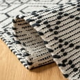 thumbnail image 5 of SAFAVIEH Montauk Lars Geometric Cotton Area Rug, Black/Beige, 8' x 10', 5 of 8