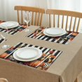 thumbnail image 3 of Halloween Pumpkin Boo Bat Linen Place Mats Set Of 4 12x18 Inch Halloween Table Mat Heat-Resistant Washable Durable Place Mat for Party Kitchen Dining Home Decor, 3 of 6