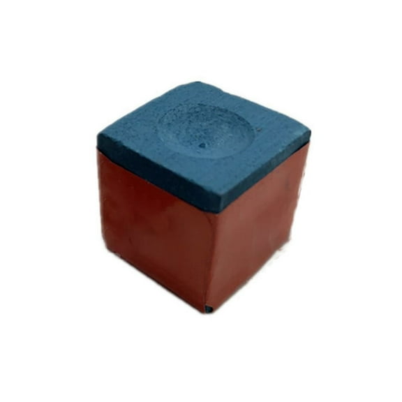 1Pc Billiard Cue Blue/Green Calcium Carbonate Indoor Sport Pool Cue Tip Cue Chalk Snooker Accessory Billiard Chalks BLUE FOR OILY