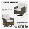 thumbnail image 6 of EAGLE PEAK Patio Outdoor Conversation Set 7 Pieces Outside Furniture Sofa Set with Coffee Table and Side Table, 6 of 10