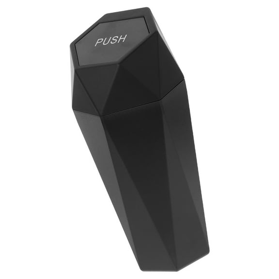 Outdoor Trash Garbage Car Bin Small Mini with Cover Abs