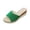 Green, variant on Open Toe Sandals Slide wedge Slide wedge sandals for Women Medium Arch Mid Heel wedge sandals Arch Support Platform Stability