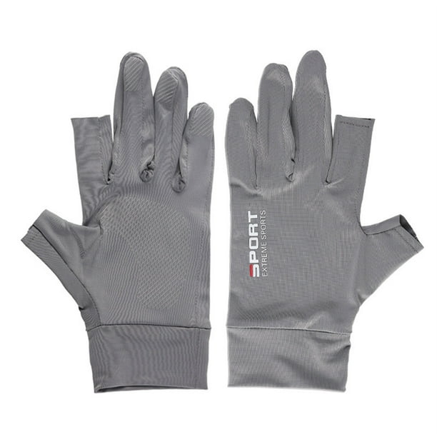 Guantes sin dedos Guantes antideslizantes de conducción Guantes de verano al aire libre para mujeres y niñas