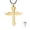 Gold, variant on Cross with Angle Wings Cremation Pendant Small Urns For Ashes Keepsake Urn Necklace Cremation Jewellery Urns