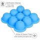 thumbnail image 2 of 9-hole Silicone Lid Silicone Baby Food Supplement For Food In A Storage Box With Lid Food Supplement Box, 2 of 5