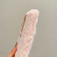 thumbnail image 4 of Fluffy Case for Samsung Galaxy S24 Ultra, Girly Cute Faux Fur Cute Plush Furry Fuzzy Cover with Love Heart Shockproof Camera Lens Kickstand Protective Phone Case for Girls Women, Pink, 4 of 10