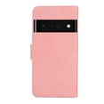 thumbnail image 2 of Wallet Case for Google Pixel 6 Pro, Shockproof TPU Inner Case with RFID Blocking Credit Card Holders, PU Leather Folding Book Flip Magnetic Phone Cover for Google Pixel 6 Pro - Pink, 2 of 6
