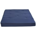 thumbnail image 5 of DHP Caden 8 Inch Futon Mattress with Tufted Cover and Recycled Polyester Fill, Full, Blue, 5 of 11