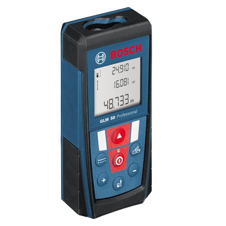 Bosch Glm50 Durable Laser Distance Measurer W 165 Feet Range And
