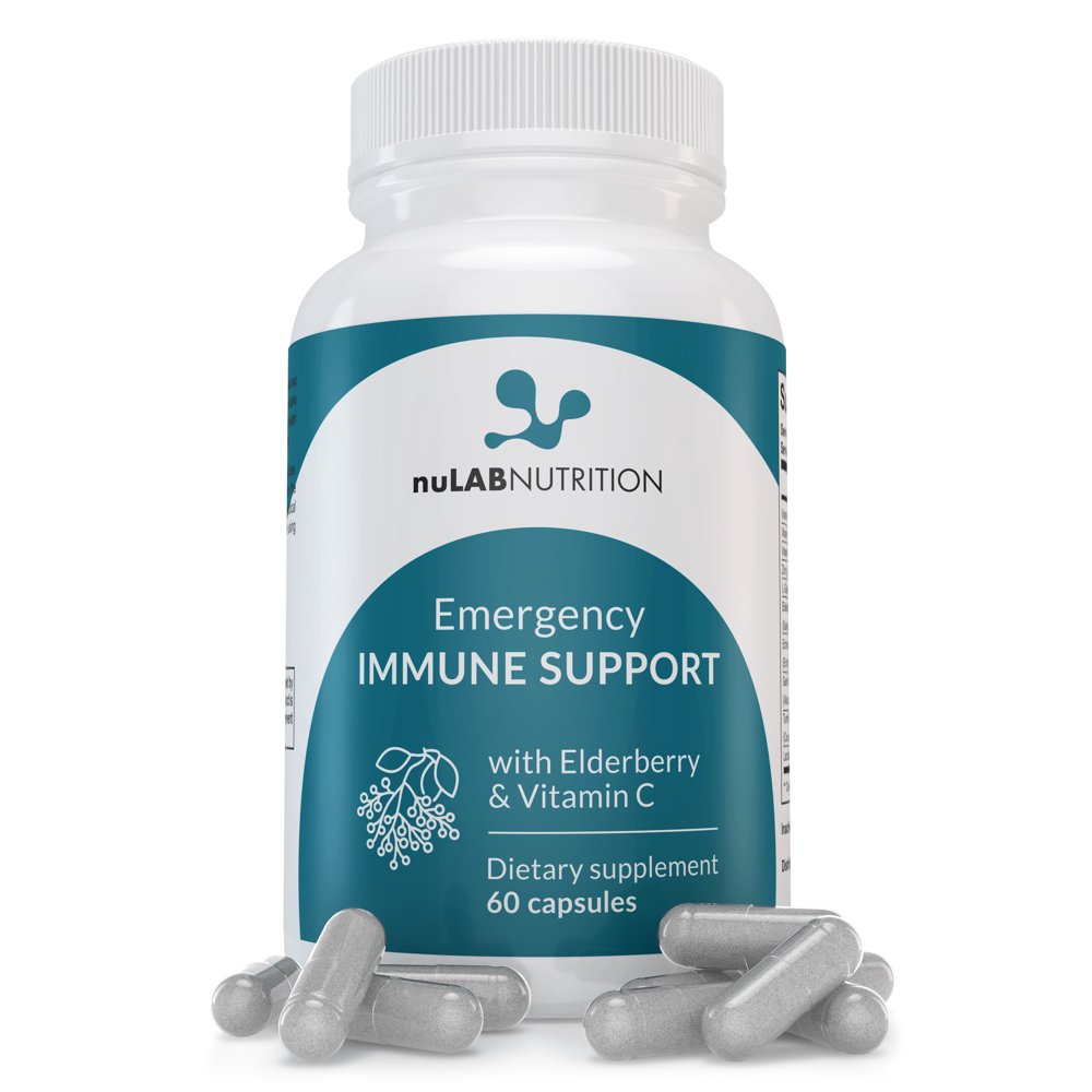 Emergency Immunity Supplement Elderberry, Vitamin C, Boost Immune