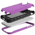 thumbnail image 5 of Flip Mobile Phone Case With Makeup Mirror, Suitable For Samsung Series Silicone Anti-drop Mobile Phone Case (black), 5 of 5