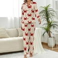 thumbnail image 2 of Top-kevin Cowboy Boots Cacti Women's Long-Sleeve Shirt And Full-Length Bottom Pajama Set, 2 of 12