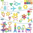thumbnail image 2 of 400 bloques de construcción para niños, rompecabezas de bricolaje, juegos de juguetes educativos, bloques de construcción, juguetes creativos de plástico sólido entrelazados, regalos, 2 of 5