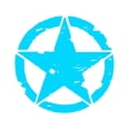thumbnail image 4 of Soumake Circle Star Reflective Car-Styling Vehicle Body Window Decals Sticker Decor Practical, 4 of 5