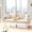 Beige, variant on Gewnee 55" Sofa Bed, Convertible Sleeper Sofa & Pull Out Couch, 3-in-1 Velvet Loveseat with Adjustable Backrest and Storage Pocket, Pink