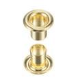 thumbnail image 3 of Unique Bargains 9 x 4,5 x 7mm Oeillets en Cuivre avec Rondelles Chromé Laiton Ton 200 Set, 3 of 6