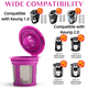 thumbnail image 4 of Filtros de café reutilizables K-Cup, filtros de café rellenables K-Cup para cafeteras Keurig 2.0 y 1.0, filtros reutilizables universales K-Cup compatibles con K200, K300, K350 y más (paquete de 6), 4 of 5