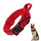 thumbnail image 1 of Collar para perros grandes Unique Bargains, collar ajustable de alta resistencia con asa, collar táctico para perros, collar pesado para perros, rojo L, 1 of 7