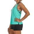 thumbnail image 2 of Zeroxposur Women's UPF 50+ Wide Strap Tankini Swimsuit (Mochi, M), 2 of 4