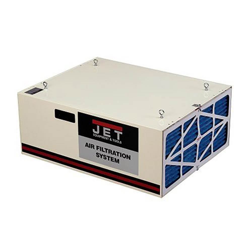 Jet 1000 CFM Air Filtration System w/ Remote Control and Replacement