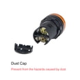 thumbnail image 4 of 5Pcs /DC 12V Indicator Lights, Yellow , Flush Panel Mount 7/8" 22mm, 4 of 5