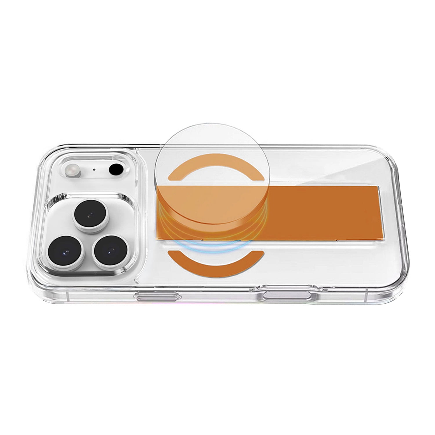 Hard Clear Case with MagGrip for iPhone 17 Pro Max