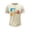 Beige, variant on Kids Vintage Retro Guitar Print T-Shirt Round Neck Short Sleeve Tops (White 9-10 Years)