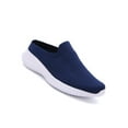 thumbnail image 3 of Mules Shoes for Women Slip on Sneakers Backless Walking Shoes Blue# 6, 3 of 6